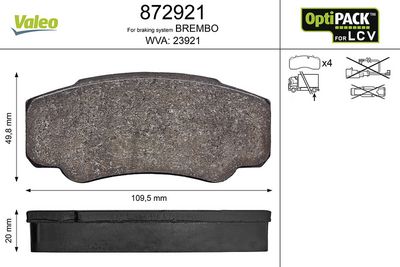 DİSK FREN BALATASI (LCV) (ARKA) CITROEN JUMPER (2002>2006) – VL872921