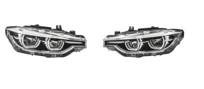 BMW FAR SAG SOL TAKIM BEYINLER UZERINDE HALOGEN UPRAGE LED DONUSUM BMW F30 LCI 13>18