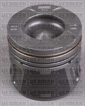 FIAT MOTOR PISTON+SEGMANI ASTRA J CORSA D GRANDE PUNTO1.3CDTI 16V LINEA GRANDE PUNTO 199A3000 MULTIJET –