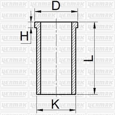 FORD MOTOR GOMLEK (86,0MM) / (STD) BOXER III JUMPER III 22DT PUMA 2,2HDI 16V TRANSIT V347 2,2TDCI 130HP /